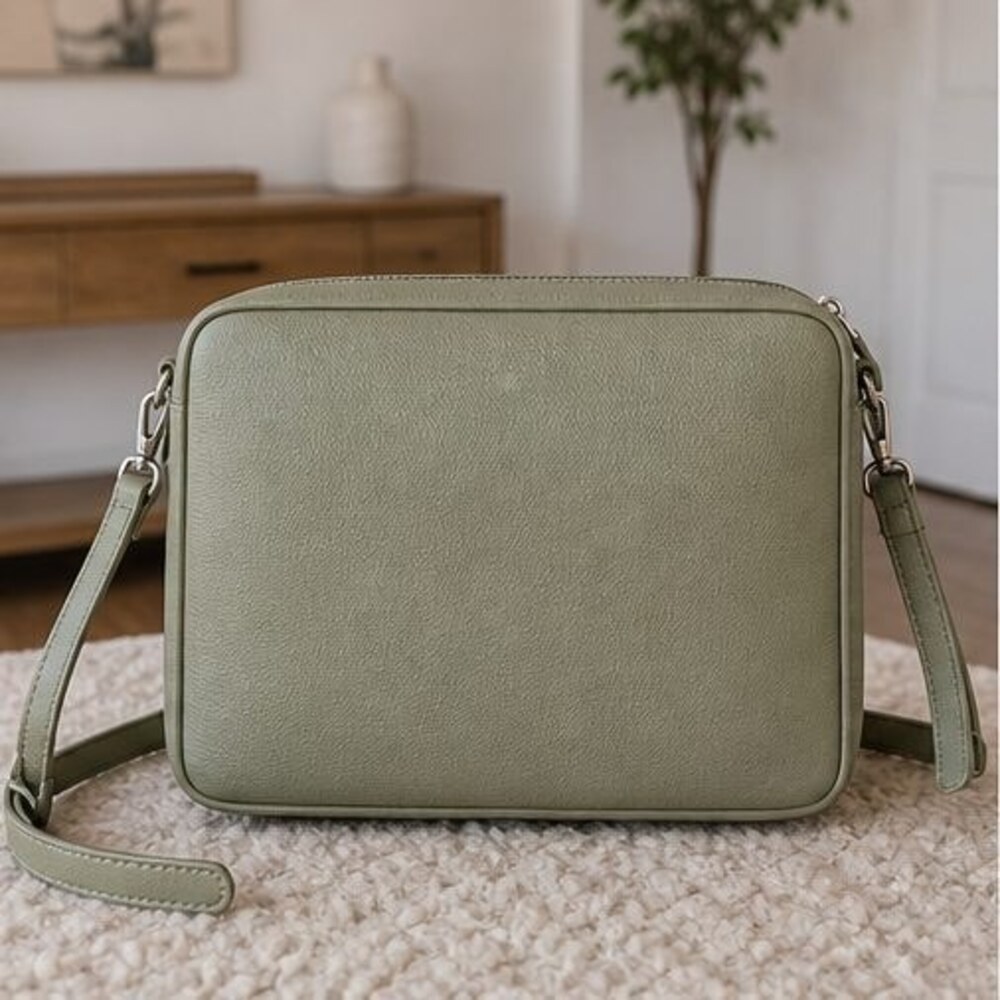 Sage Faux Leather Bag
